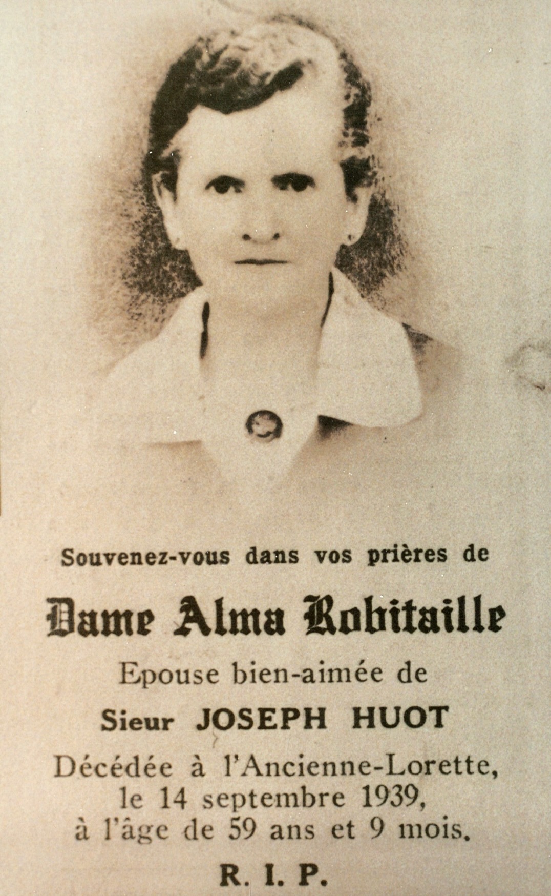 1920C   Reverende Soeur Ste Melanie (Delphine Robitaille)