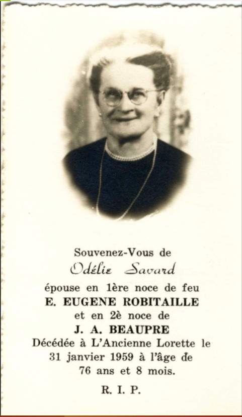 1920C   Reverende Soeur Ste Melanie (Delphine Robitaille)